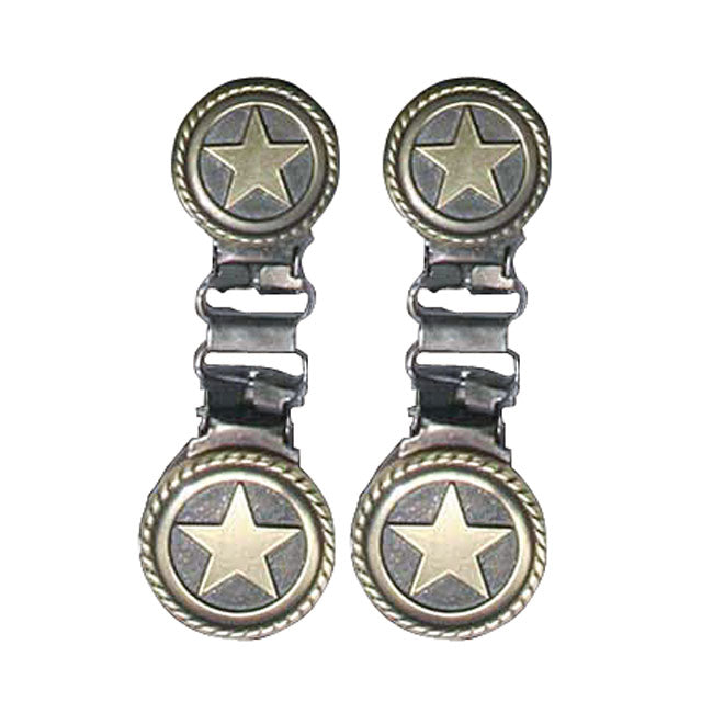 Ryder Clips Front Clips Western Star For Stirrups / Strap / Engineer / Harness Boots