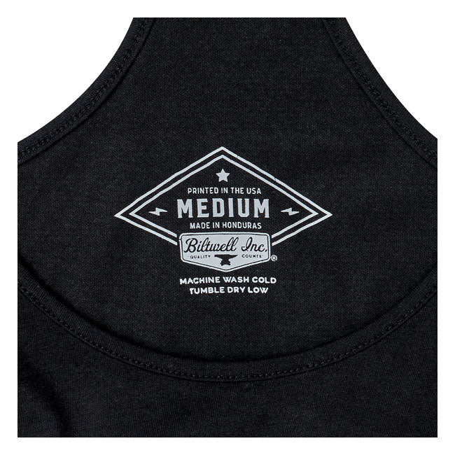 Biltwell Surf Ladies Tank Top Black