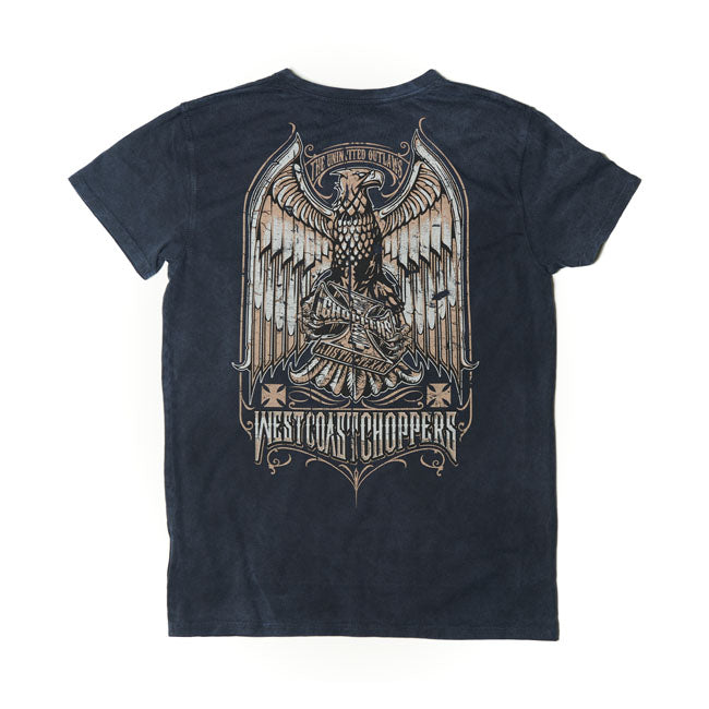 West Coast Choppers Eagle Crest T-Shirt Magic Day Blue