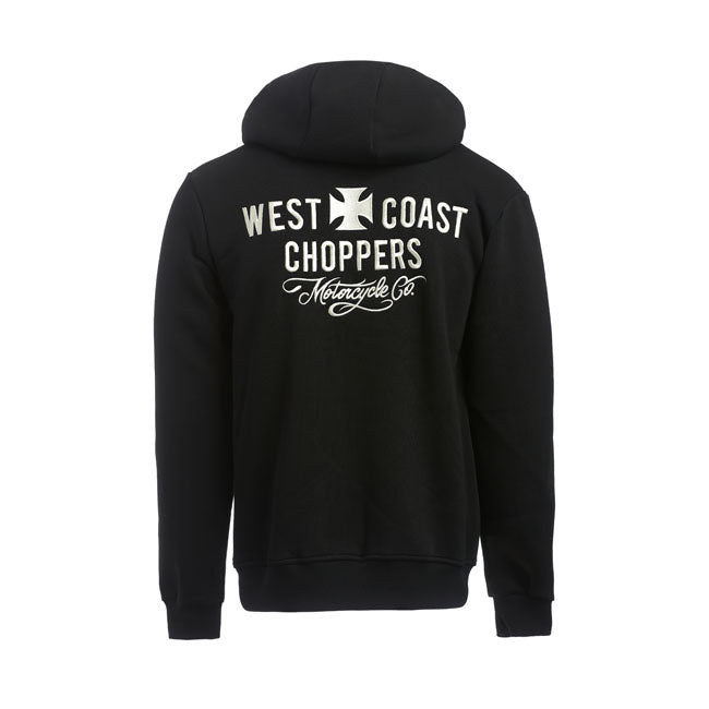 West Coast Choppers Motorcycle Co. Zip Hoodie Black