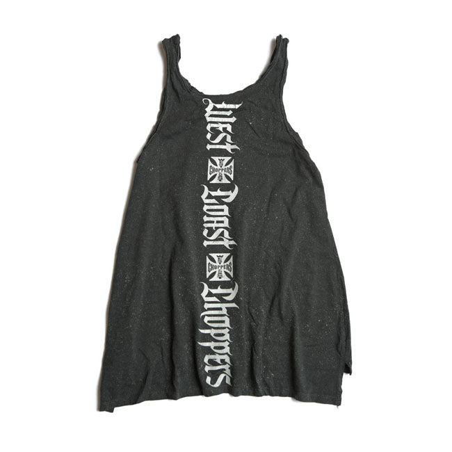 West Coast Choppers Street Ladies Top Vintage Graphite