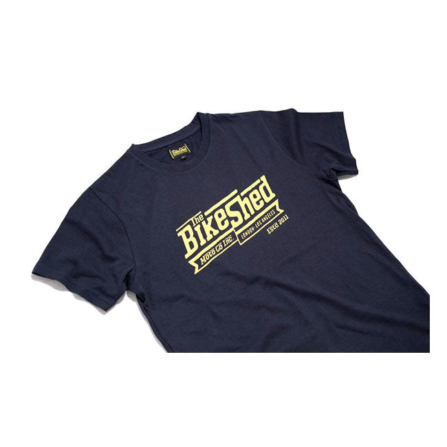 Bike Shed Steps T-Shirt Navy