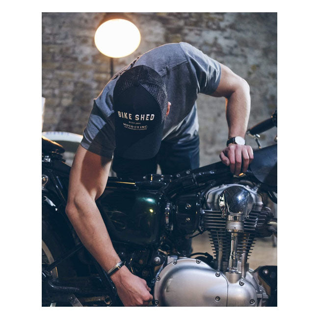 Bike Shed ESTD Trucker Cap Black