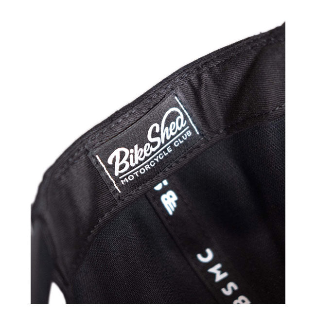Bike Shed Steps Snapback Cap Black