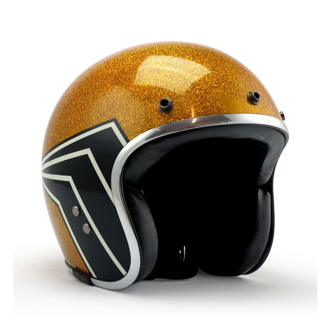 Roeg X 13 1/2 Skull Bucket Gold Metal Flake