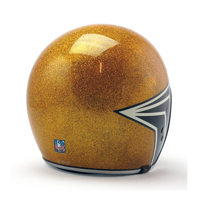 Roeg X 13 1/2 Skull Bucket Gold Metal Flake