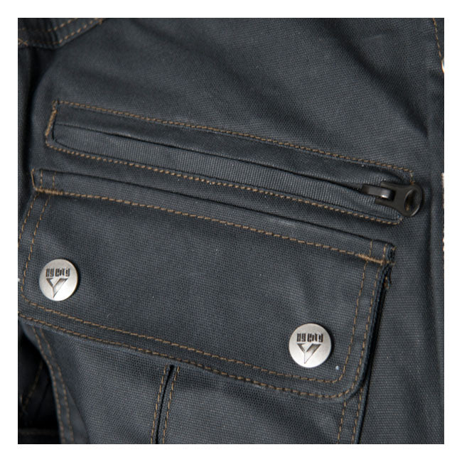 ByCity Belfast Waxed Jacket Black