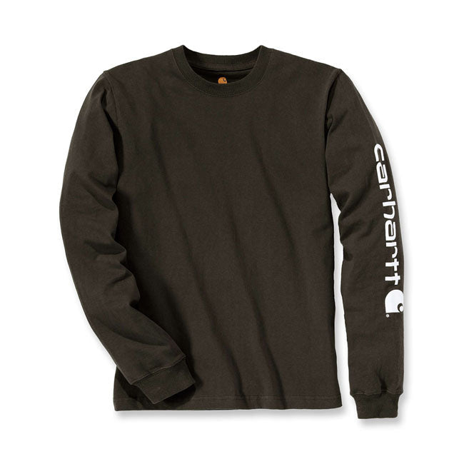 Carhartt Sleeve Logo Long Sleeves T-Shirt Peat