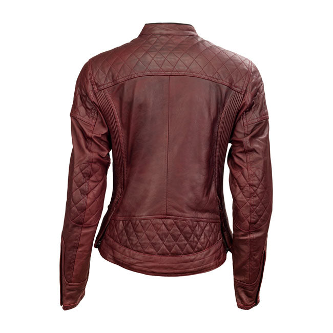 Roland Sands Design Riot Ladies Jacket Oxblood