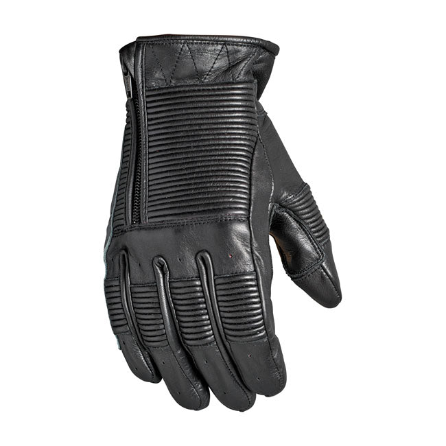 Roland Sands Design Bronzo Leather Gloves Black