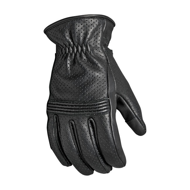 Roland Sands Design Wellington Leather Gloves Black