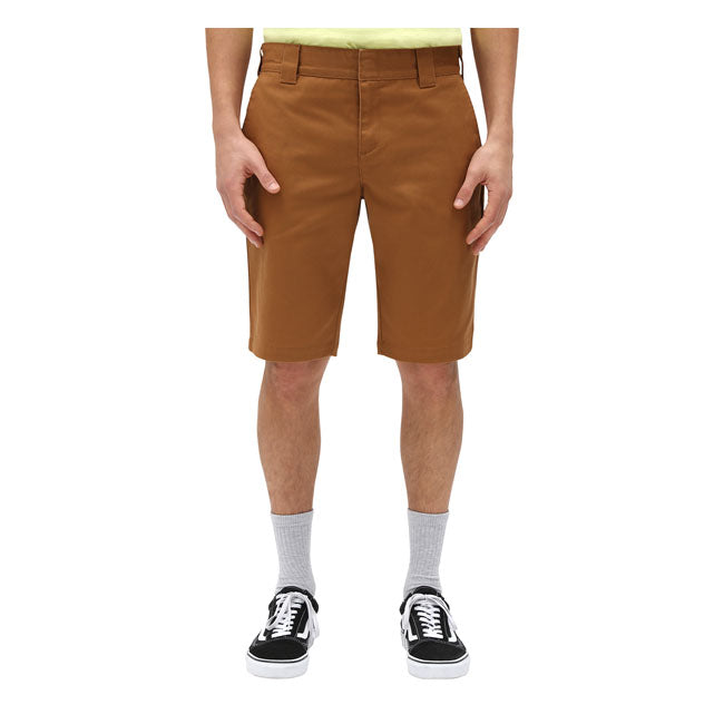 Dickies Slim Fit Shorts Brown Duck