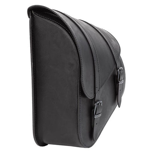 Ledrie Full Leather Swing Arm Bag Left Black For 18-21 M8 Softail - additional product view