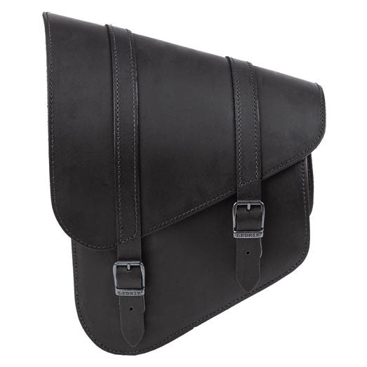 Ledrie Full Leather Swing Arm Bag Left Black For 18-21 M8 Softail - primary product view