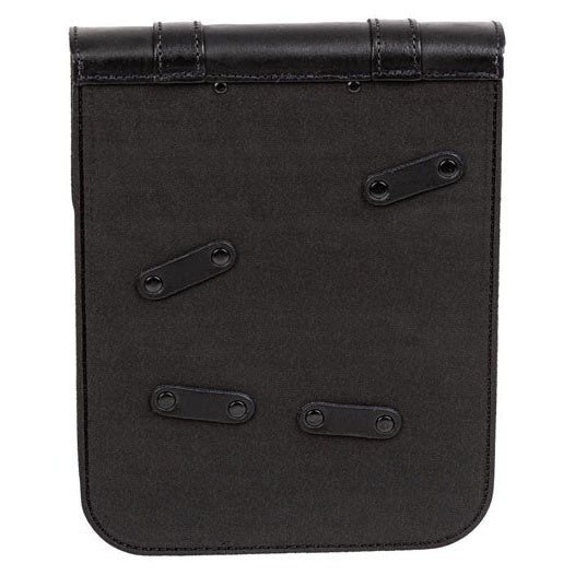 Ledrie Full Leather Swing Arm Bag Left Black For 18-21 Softail - alternate product view