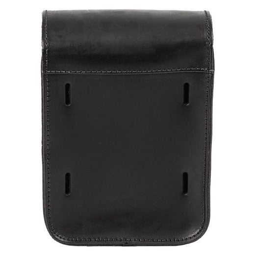 Ledrie Full Leather Sissy Bar Bag Black - alternate product view