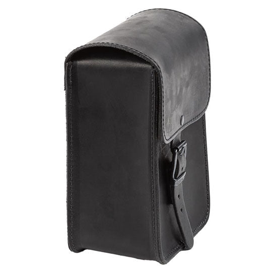 Ledrie Full Leather Sissy Bar Bag Black - additional product view