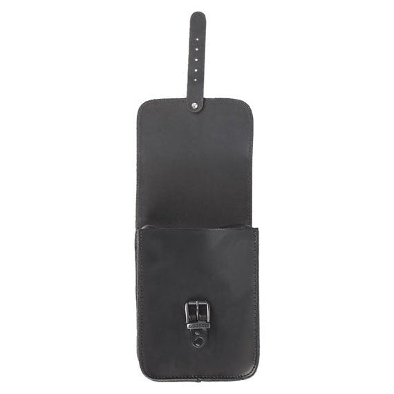 Ledrie Full Leather Sissy Bar Bag Black - additional product view 1