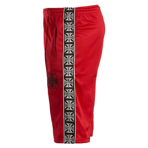 West Coast Choppers Tracksuit Shorts Red - additional product view