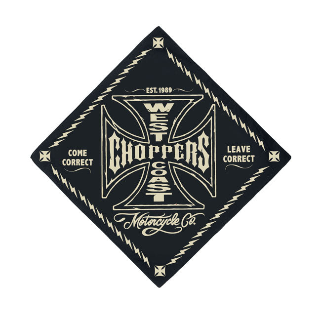 West Coast Choppers Motorcycle Co. Bandana Black