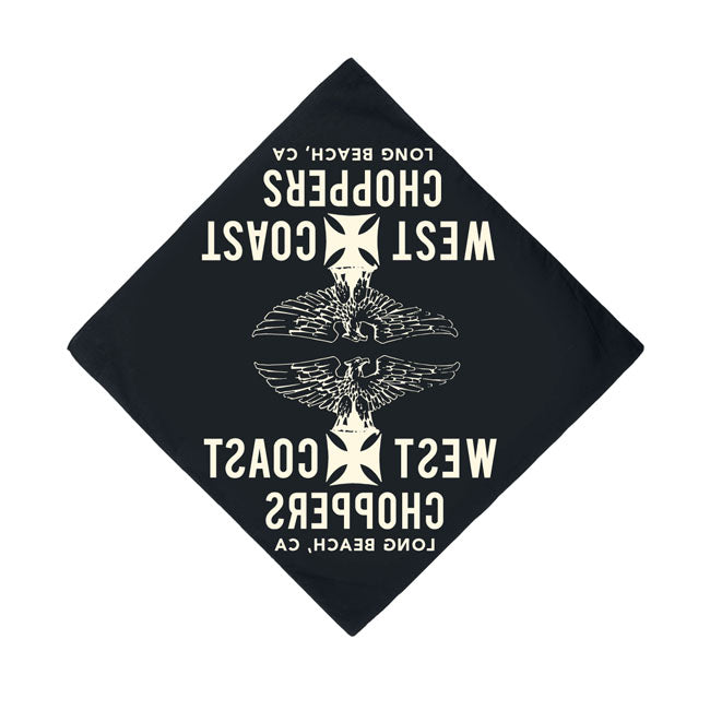 West Coast Choppers Eagle Bandana Black