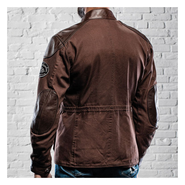 Holy Freedom Quattro Wax Leather Jacket Brown
