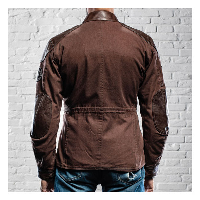 Holy Freedom Quattro Wax Leather Jacket Brown