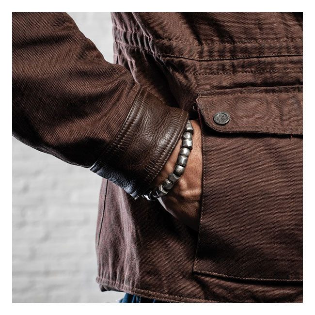 Holy Freedom Quattro Wax Leather Jacket Brown
