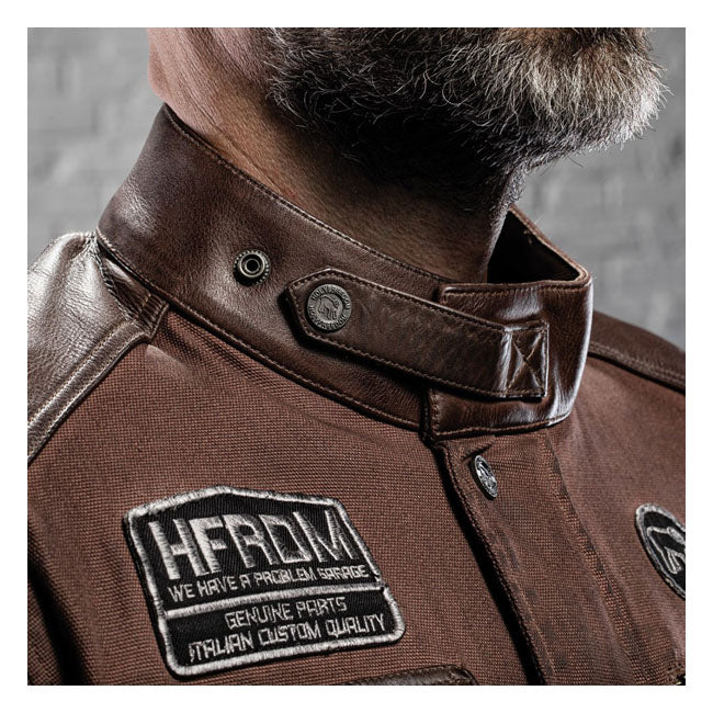 Holy Freedom Quattro Wax Leather Jacket Brown