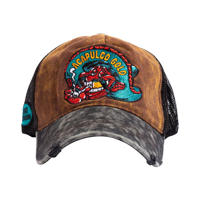 King Kerosin Acapulco Gold Trucker Cap Brown / Black