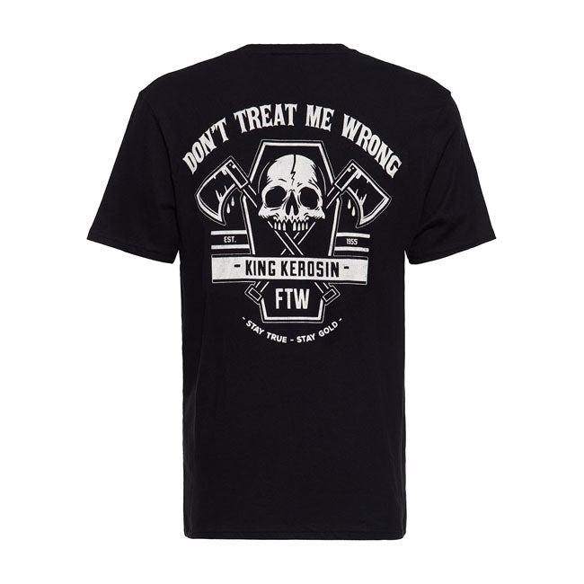 King Kerosin Don't Treat Me Wrong T-Shirt Black