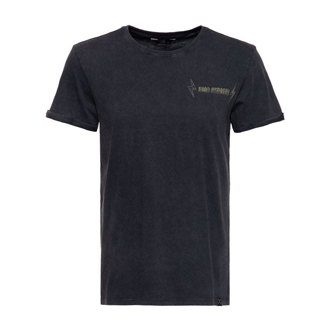 King Kerosin Never T-Shirt Washed Black