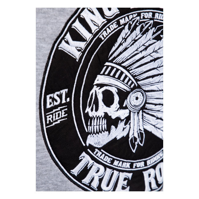 King Kerosin True Roots Hoodie Grey Melange