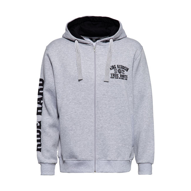King Kerosin True Roots Hoodie Grey Melange