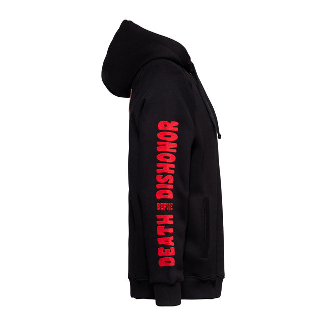 King Kerosin Red Baron Hoodie Black