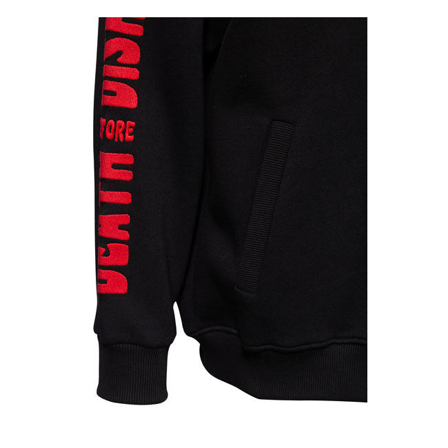 King Kerosin Red Baron Hoodie Black