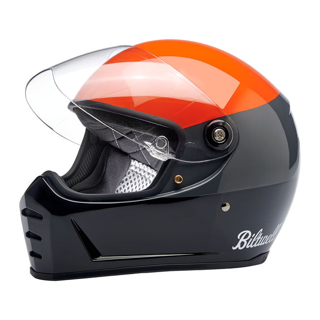 Biltwell Lane Splitter Podium Gloss Orange / Grey / Black