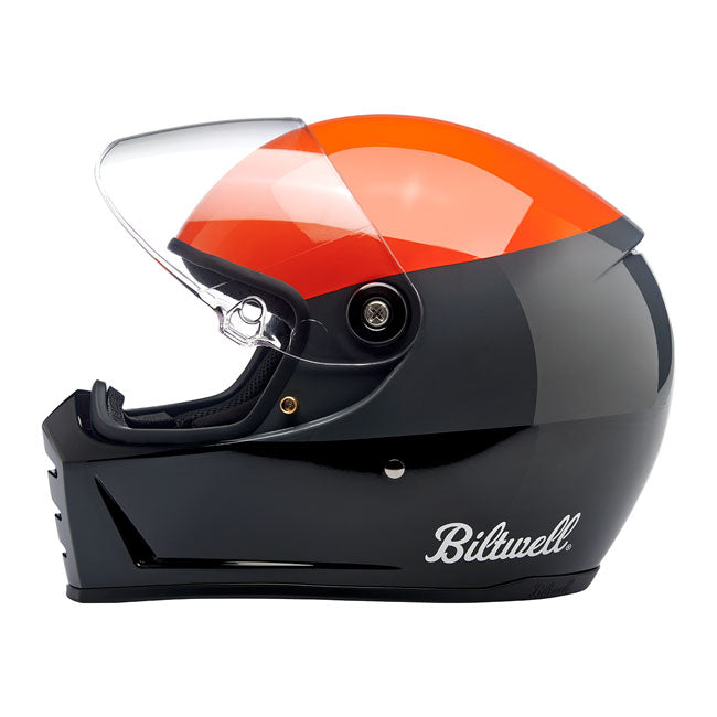 Biltwell Lane Splitter Podium Gloss Orange / Grey / Black
