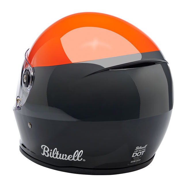 Biltwell Lane Splitter Podium Gloss Orange / Grey / Black