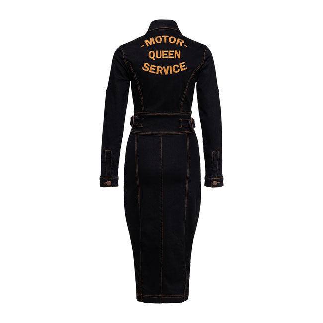 King Kerosin Queen Kerosin Motor Queen Pencil Ladies Dress Black