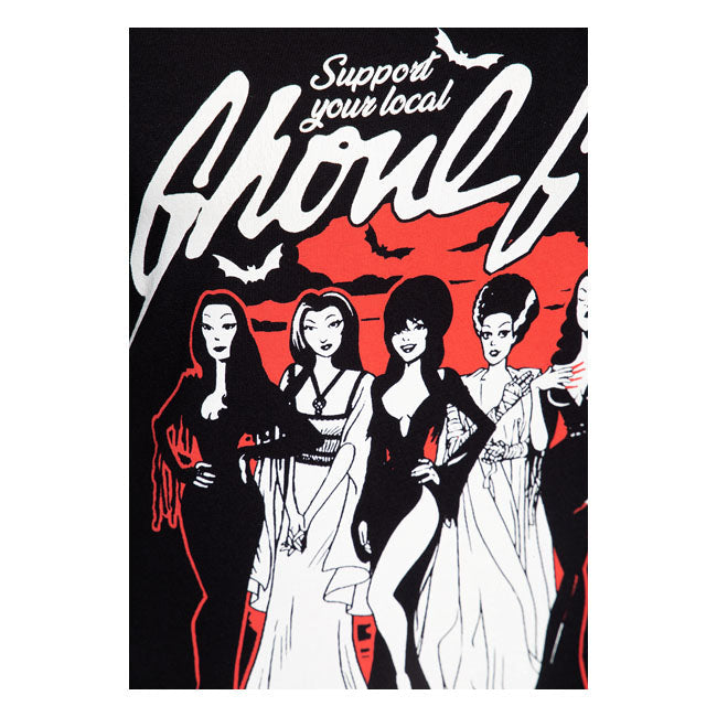 King Kerosin Queen Kerosin Ghoul Gang Ladies T-Shirt Black