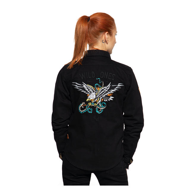 King Kerosin Queen Kerosin Wild Ones Adventure Gear Ladies Shirt Black