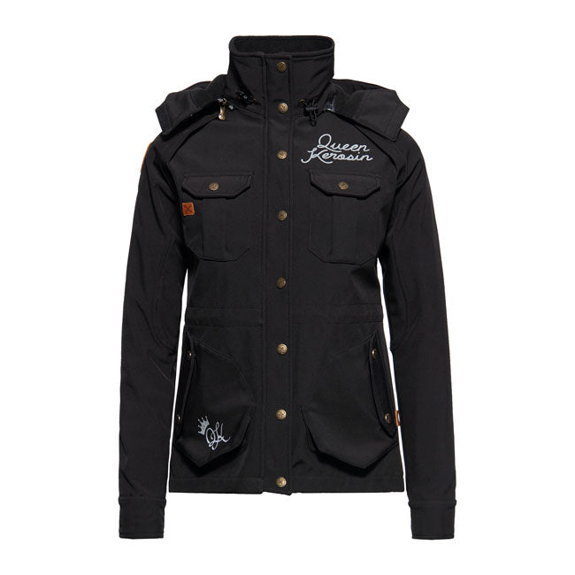 King Kerosin Queen Kerosin Q Adventure Gear Ladies Jacket Black