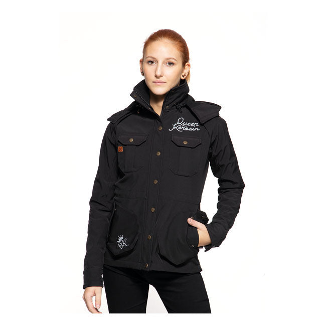 King Kerosin Queen Kerosin Q Adventure Gear Ladies Jacket Black