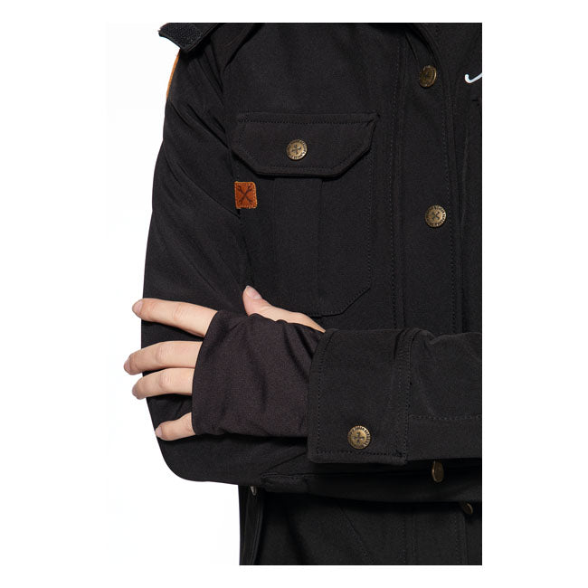 King Kerosin Queen Kerosin Q Adventure Gear Ladies Jacket Black