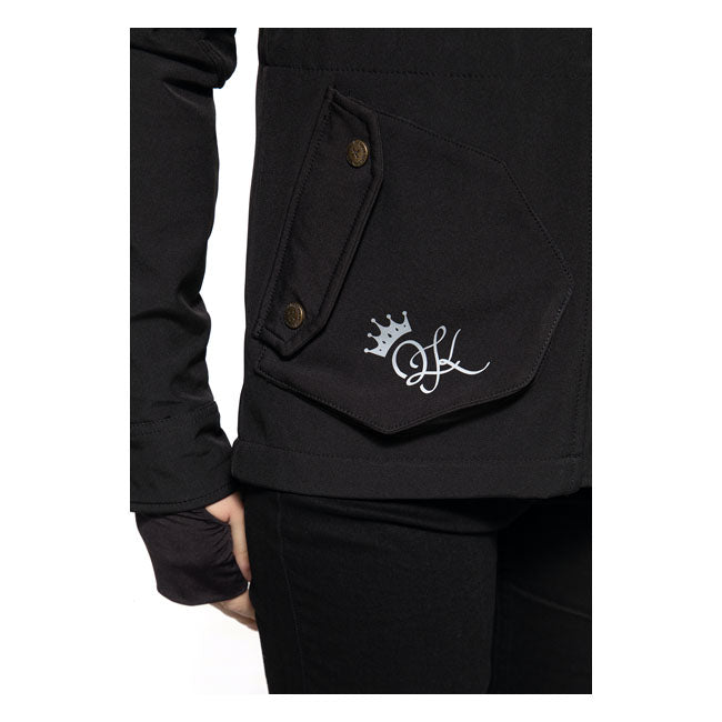 King Kerosin Queen Kerosin Q Adventure Gear Ladies Jacket Black