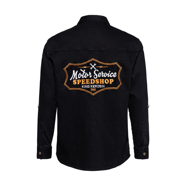 King Kerosin Motor Service Workshirt Black
