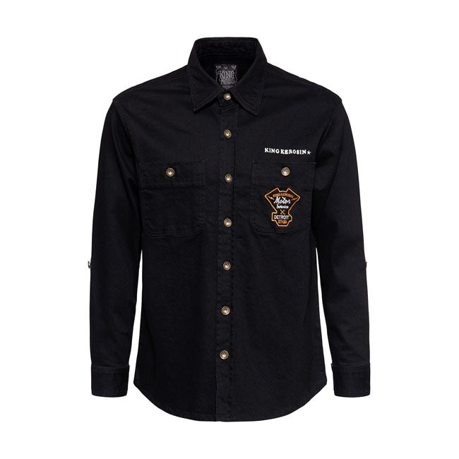 King Kerosin Motor Service Workshirt Black