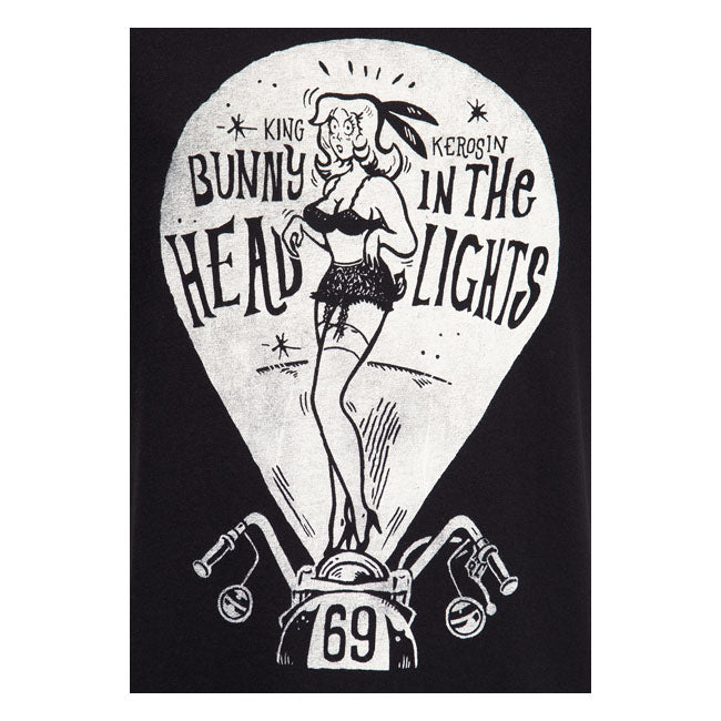 King Kerosin Bunny In The Headlights T-Shirt Black