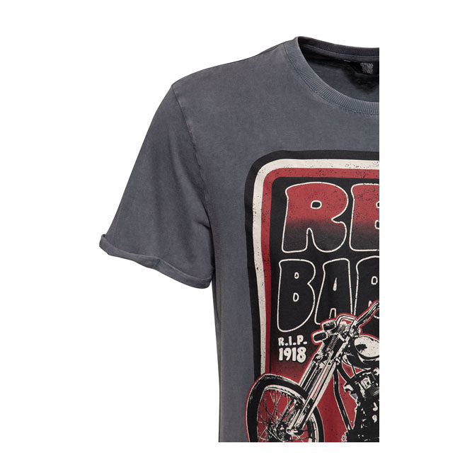 King Kerosin Speedshop T-Shirt Steel Grey